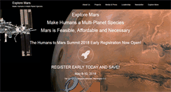 Desktop Screenshot of exploremars.org