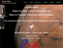 Tablet Screenshot of exploremars.org